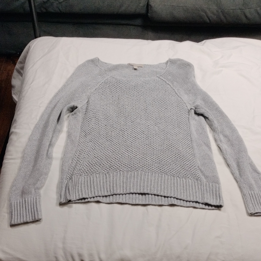 Banana Republic Light Gray Women's Sweater Size Medium